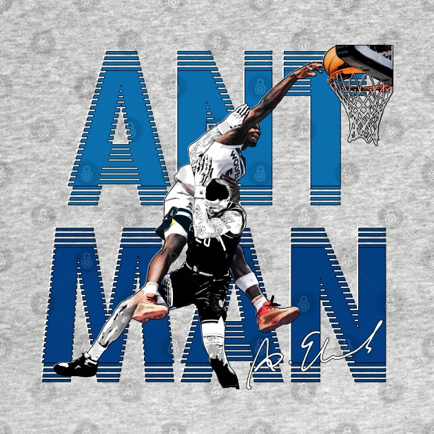 Anthony Edwards - Poster Dunk by Buff Geeks Art